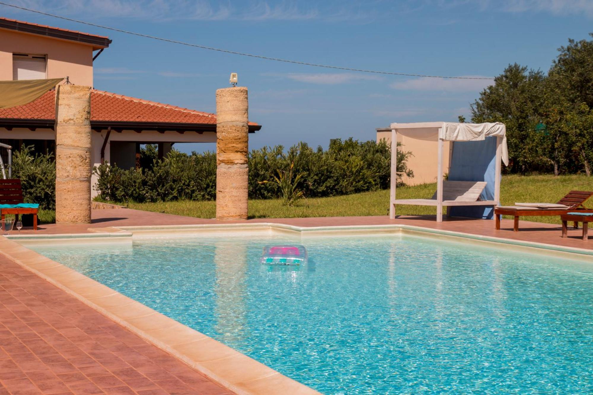 Villa Con Piscina Casale Di Gio Nel Golfo Di Castellammare ปาร์ตินิโก ภายนอก รูปภาพ